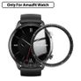 Soft Fibre Glass Protective Film For Xiaomi Huami Amazfit GTR 2 Smart watch Full Curved Cover Screen Protector Image 2