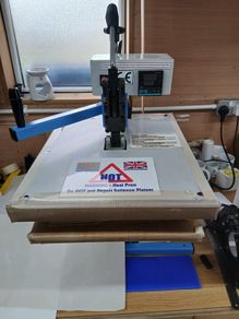 Pressmech A3 flat Heat press with two extra platens