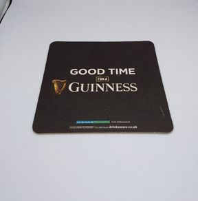 Guinness : Good Time For A Guinness - Beer Mat/Coaster