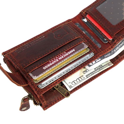 Genuine Leather Wallet Luxury Handmade RFID Secure Wallet