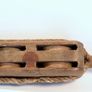 Antique wood ships pulley Image 3