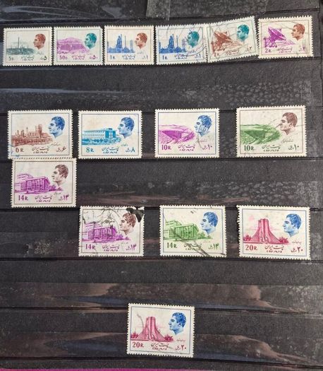 stamps from Persia, Iran