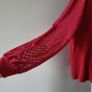 Burgundy top with sheer sleeves, Size 4XL / UK24 Image 2