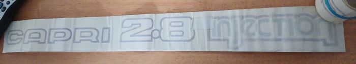Capri 2.8 Injection Stickers x 2