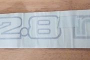 Capri 2.8 Injection Stickers x 2