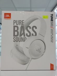 JBL Tune 500 Wired On-Ear Headphones (Pure Bass Sound)
