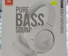 JBL Tune 500 Wired On-Ear Headphones (Pure Bass Sound)