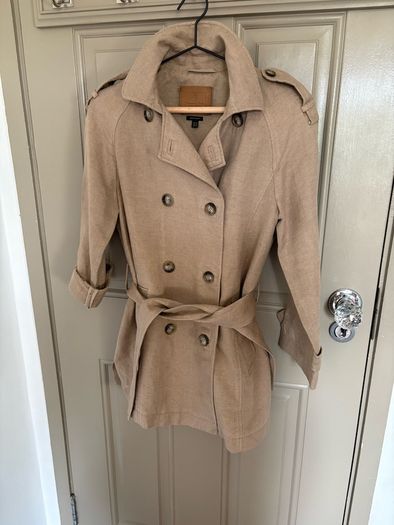 Massimo Dutti linen and cotton mix trench size XS