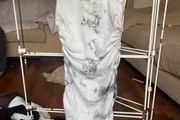 Tie dye mini dress grey size S