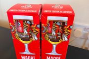 Two Madri beer glasses (new)