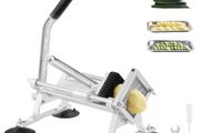 Vegetable Slicer, 1/4 inch Fruit Slicer, Stainless Steel and Aluminum Alloy Vegetable Cutter Slicer Machine