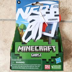 Nerf 2021 MicroShots Minecraft Ghast Mini Blaster Gun With 2 Elite Darts NEW