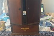 Antique 1920s  Gecophone wooden cabinet