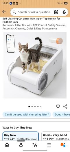 cat litter tray self cleaning electric