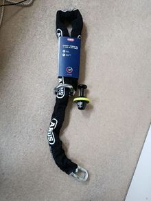Abus chain and lock