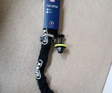 Abus chain and lock