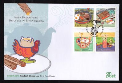2022 Ireland Irish Breakfasts Commemorative Stamp An Post First Day Covers (FDC)