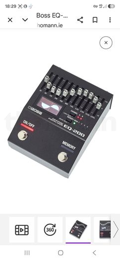 Boss EQ-200 Graphic Equalizer pedal