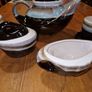 15 piece retro glazed tea set Image 3