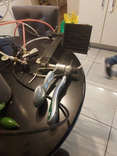 Lager set up for a bar
