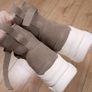 Sofie Schnoor Brown Beige Suede Fleece Lined Chunky Strap Boots 5UK/38EU Image 7