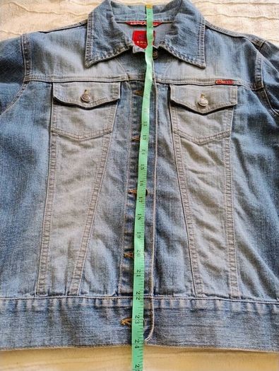 Only denim jeans jacket cotton size 10/12 in good condition see last three photos for exact measurements FREE STANDARD POSTAGE INCLUDED