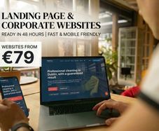 Fast Website and Landing Page for Small Business From 79 EUR