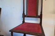 Hardwood refurbished old chair