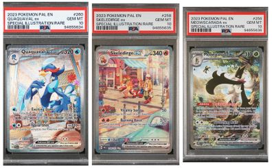 Sequential PSA 10 - Paldea Evolved starters SIR PSA10