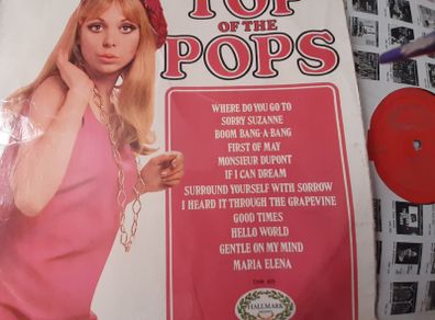 vinyl vintage Top of the pops 1969