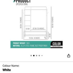 duty clothes rail