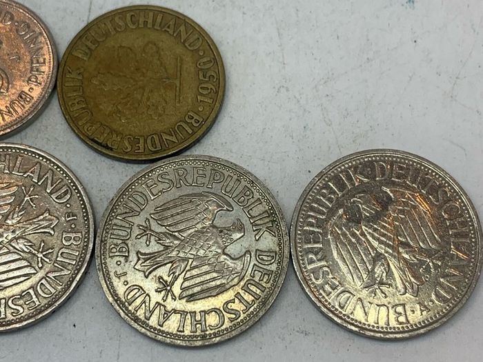 Germany 6 coin lot see pictures