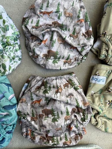 Bayrli Pocket Cloth Nappies 10 Nappies 15 Inserts