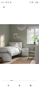 IKEA Malm white single bed