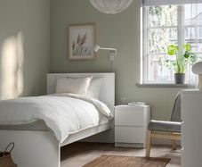 IKEA Malm white single bed