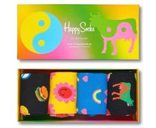 Happy Socks Yin Yang Smiley Gift Set