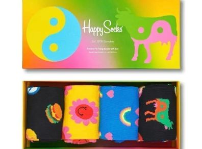 Happy Socks Yin Yang Smiley Gift Set