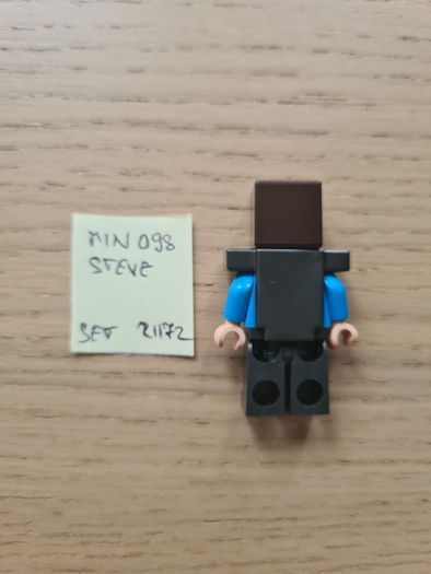 lego min098 steve, set minecraft 21172
