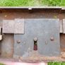 Large 11" x 6" Original Georgian Front Door Lock with Drop Handle (works well) Image 9