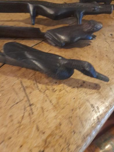 5 Hand Carved Letter Openers
