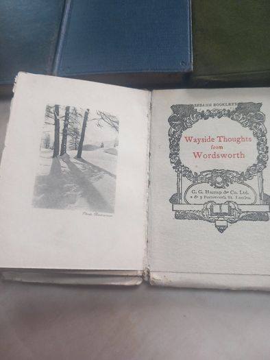 9 antique books, minis, 6 Shakespeare,  D18 post 8e
