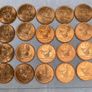 Old Irish pennies Image 2
