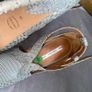 Statement Other Stories Italian Leather Snakeskin Grey Heels Size UK 6.5 Image 5
