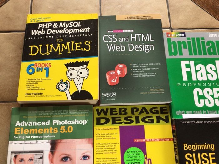 7 Graphic Design books selling as a lot