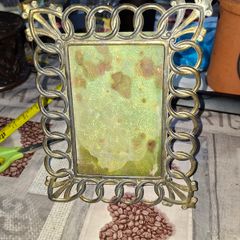 Antique Art Nouveau Photo Frame, This type of frame is characteristic of the Art Nouveau period, often dating from around 1890 to 1910, Postage Available