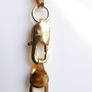 Men's 24K Yellow Gold Plated Figaro Necklace Link Chain 20" 16,56 grams Image 9