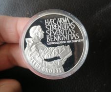 1990 Netherlands Silver Proof 25 ECU Coin