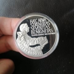1990 Netherlands Silver Proof 25 ECU Coin