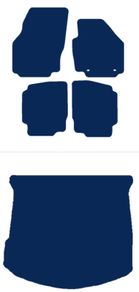 Ford Mondeo full car mats set and boot mat