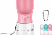 Portable Dog Water Bottle, 350/550ml Dog Walking Travel Bottle Puppy Water Leak Proof Drinking Dispenser Food Grade Dog Hot Water Drink Bottle (MULTIPLE SIZES/COLOURS)